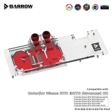 Barrow Full Cover GPU Water Block for Colorful RTX 3070 Advanced OC Ultra W OC picture