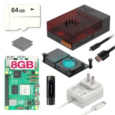 Argon Pi 5 Kit – Raspberry 5 8GB with Poly+5 Case, 27W 8GB, BRED picture