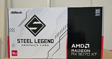 ASRock AMD Radeon RX 9070 XT Steel Legend GPU | 16 GB - White - Brand New in Box picture