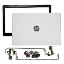 New for HP 15-BS 15T-BS 15-BW 250 G6 255 G6 White LCD Back Cover/Bezel/Hinges picture
