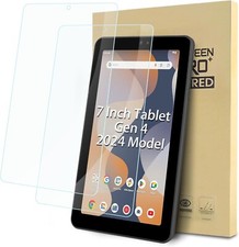 (2PCS) ONN 7 inch Screen Protector Tempered Glass for Onn 7'' Kids Tablet (2024) picture