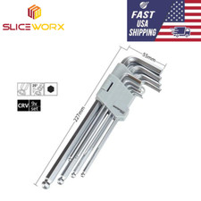 9-Piece Ball Head Hex Wrench Set MASTERPROOF PROFESSIONAL Made in Germany picture