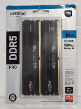 Sealed  Crucial Pro DDR5 64GB (2x32GB) 5600MT/s Memory Kit CP2K32G56C46U5 - F S picture