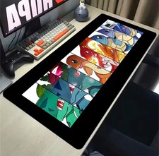 Pokemon Mouse Pad | Bulbasaur Squirtle Charmander Gaming Office PC Desk Mat picture