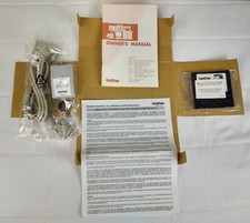 Vtg 1996 NOS BROTHER PC TO FAX CABLE Model PCI-1 Adapter Manual Software 2 Disks picture