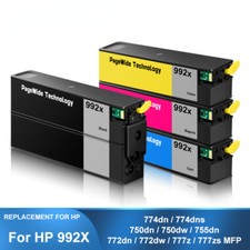 4PC 992X Compatible Ink For HP PageWide 755/774/750/772dn 750/772dw 777z 777zs picture