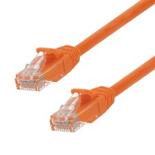 Ethernet Patch Cable CAT6, UTP, 24AWG, 0.5 Ft,  10 pack, Orange picture