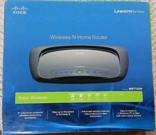 Linksys By Cisco Wireless-N-Home Router - WRT120N - 4 port 10/100 Ethernet NEW  picture