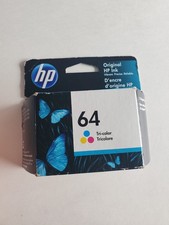Genuine HP 64 Tri-color Ink Cartridge  - Dated 10/2022 - New picture