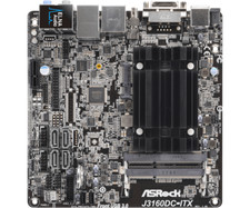 For ASROCK J3160DC-ITX motherboard J3160 2*DDR3 16G DVI+HDMI+DP M-ITX Tested OK picture