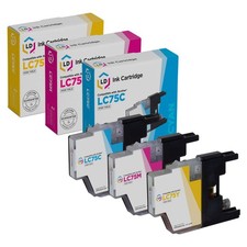 LD For Brother LC75 3pk HY Ink LC75C LC75M LC75Y MFC-J430W MFC-J435W picture