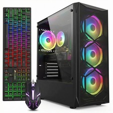 STGAubron Gaming PC Desktop, Intel Core i7 up to 3.9G, Radeon RX 580 8G, 16GB... picture