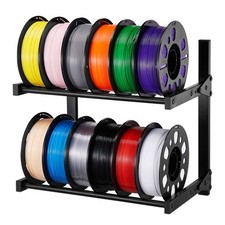 VEVOR Wall Mount Printer Filament Storage Rack 2-Tier Filament Spool Holder Rack picture