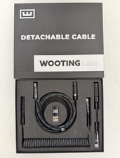Wooting Premium Coiled Cable Set USB-C to USB-A Mechanical Keyboard Stealth picture