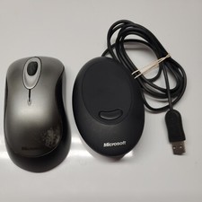 Microsoft Wireless Laser Mouse 2000 Model 1058 With USB Receiver Model 1053 picture
