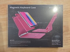 ZYNTHRALIX Magnetic Bluetooth Keyboard WHITE CASE  iPad 10th Gen 10.9 Or A16 11