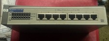 HP Pro Curve Switch 408 8-Port Ethernet Router 10/100 J4097B w/ adapter picture
