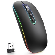 Wireless Mouse BT 5.1+2.4G Silent Type-C Rechargeable Portable Compact picture