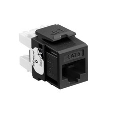 Leviton 61110-RE6 Extreme Category 6 UTP Quickport Jack Black picture