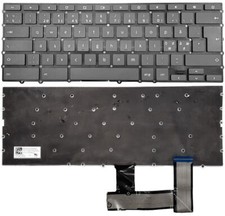 Original NORDIC KEYBOARD Lenovo Chromebook S340-14 S330 QWERTY GRAY picture