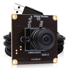 ELP 1200P Global Shutter Wide Angle USB Camera Module w/ 180degree Fisheye Lens picture