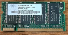 NANYA NT256D64SH8C0GM-6K DDR1 256MB 333MHZ CL2.5 PC2700S-25331 DDR1 SODIMM RAM picture
