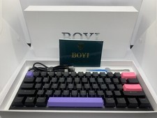 BOYI 60% Mechanical Gaming Keyboard,BOYI 61 Mini RGB Cherry MX Switch PBT Keycap picture