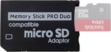 Memory Stick Adapter Micro SD to Memory Stick PRO Duo for Sony PSP Camera picture