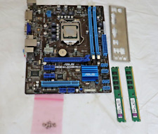 ASUS P8H61-M LE/CSM R2.0, LGA 1155, Intel Motherboard + Rams + I/O Shield picture
