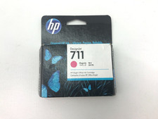 HP 711 Magenta DesignJet Ink Cartridge CZ131A Bright Office New 02 / 2026 picture