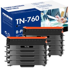 8x Toner Cartridges for Brother TN760 HL-L2370DW L2370DWXL MFC-L2750DW Printer picture
