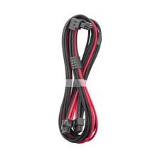 RT-Series Pro ModFlex Sleeved 12V-2x6 12VHPWR 90° Black + Red Variant A picture
