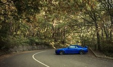 Cars nissan jdm r34 skyline Desk Mat Stitched picture