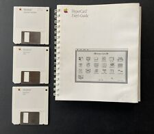 1987-89 Apple Macintosh HyperCard Ver 1.2.2 • 3 Disks (UNTESTED) + User's Guide picture
