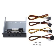 5.25 Inch Front Panel Expansion with 4 SATA Hard Drive Power Control Switche picture