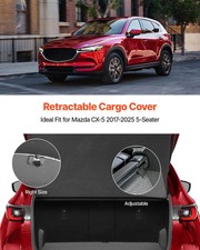 Retractable Cargo Cover, Upgraded Carbon Fiber Texture Trunk Cover, Anti-Peeping picture