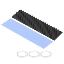 Copper Heatsink 70x20x1.5mm W Thermal Pad Rubber Ring picture