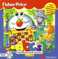 Fisher-Price ABCs PC CD kids learn alphabet phonics reading letters jukebox game picture