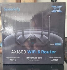 Speedefy‎ KX450 AX1800 Smart WiFi Router - Black picture