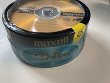 Maxell CD-R Pro 48X 700mb 80Min Professional Quality 25 Pk Triple Coated Sealed picture