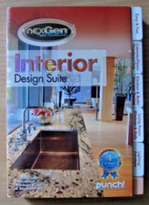 NexGen Interior Design Suite Computer Punch Software Windows 7, 10, Vista, XP picture