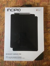INCIPIO Folio Cover Case Microsoft Surface Pro Magnetic Closure Black NEW picture