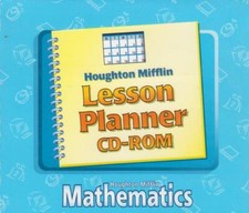 Houghton Mifflin Mathematics: Lesson Planner PC MAC CD-ROM teach math classroom picture