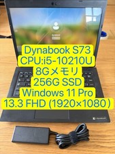 Dynabook S73/FR i5-10210U 8GB RAM 256GB SSD Win11 Office 2021 /Factory reset picture