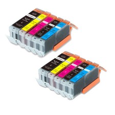 10PK (BK PBK C M Y) XL New Ink Set for Cannon 250 251 MG5422 MG5522 MG5620 MX920 picture