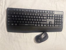 Seenda COE200 Wireless & Bluetooth Keyboard & Mouse, Dual Mode, QWERTY, Black picture