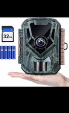 KJK Trail Camera 36MP 2.7K, Mini Game with Night Vision 0.1s Green  picture