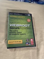 Webroot Secure Anywhere Internet Security DVD 2012 New Factory Sealed picture