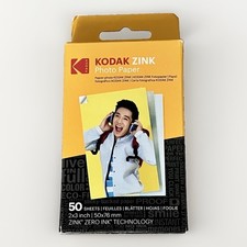 Kodak 2x3” Zink Photo Paper 50 Sheets Sticky-Backed Photo Paper *BRAND NEW* picture