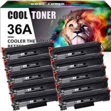 CB436A 36A Toner Cartridge Compatible For HP 36A LaserJet P1505N M1522N MFP LOT picture